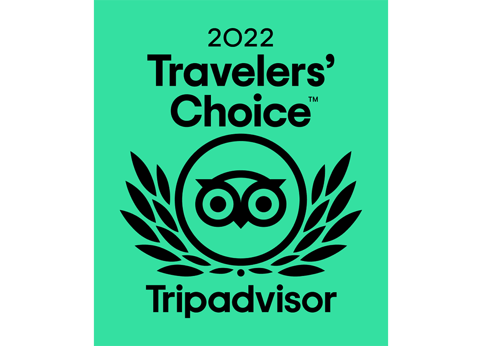 Tripadvisor<br>Travellers'Choice2022年受賞