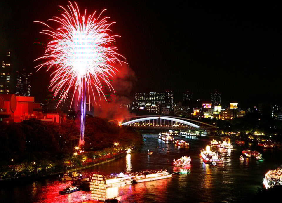 天神祭 奉納花火 観覧チケット付きプラン　イメージ