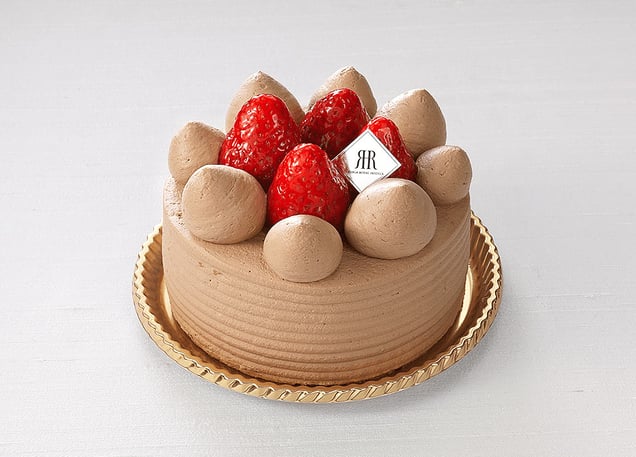 苺のチョコレート<br class='sp_only'>デコレーションケーキ 