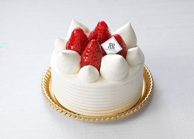 苺のデコレーションケーキ