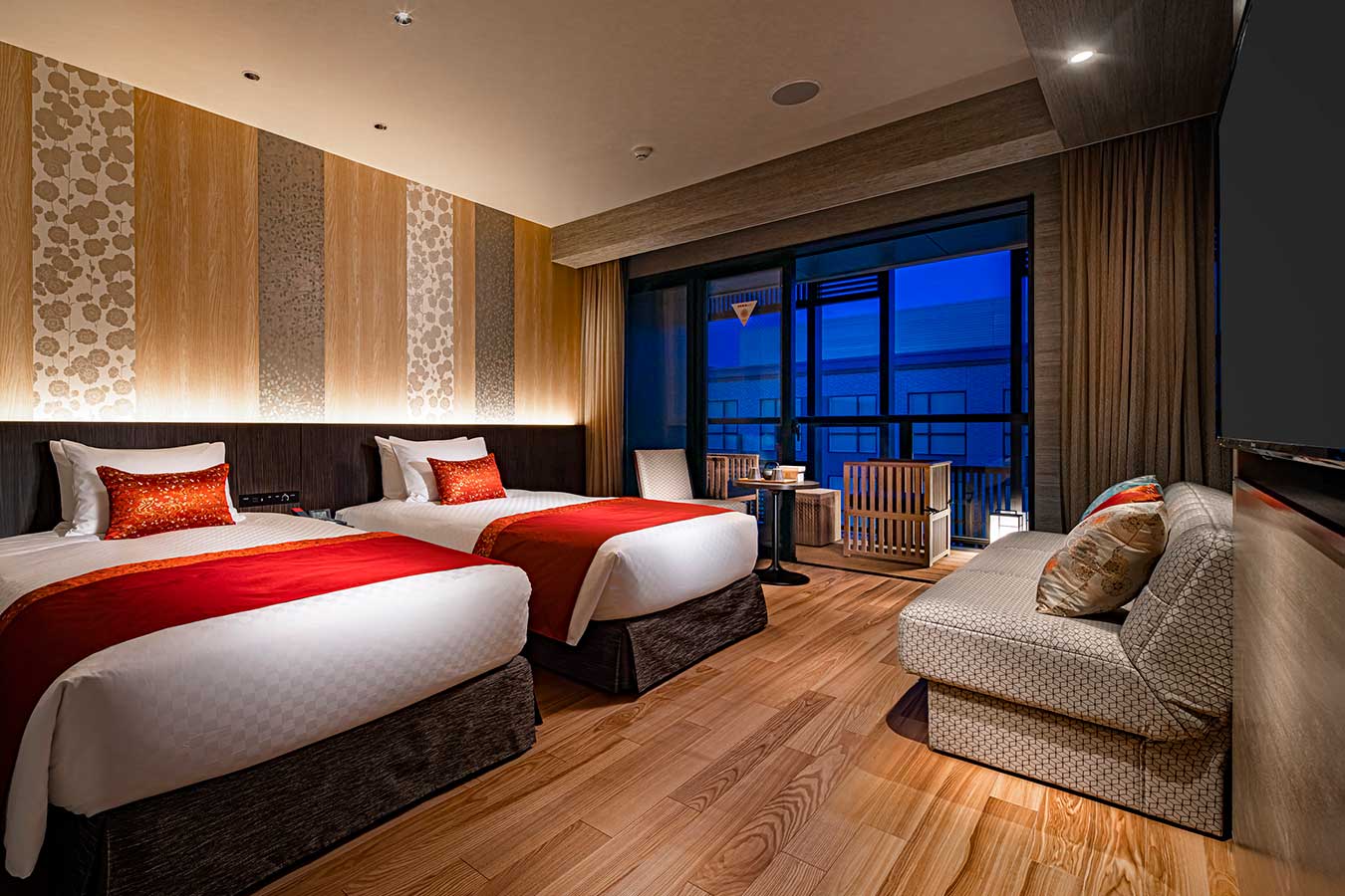 プレミアムツイン（定員3名）28.8m²