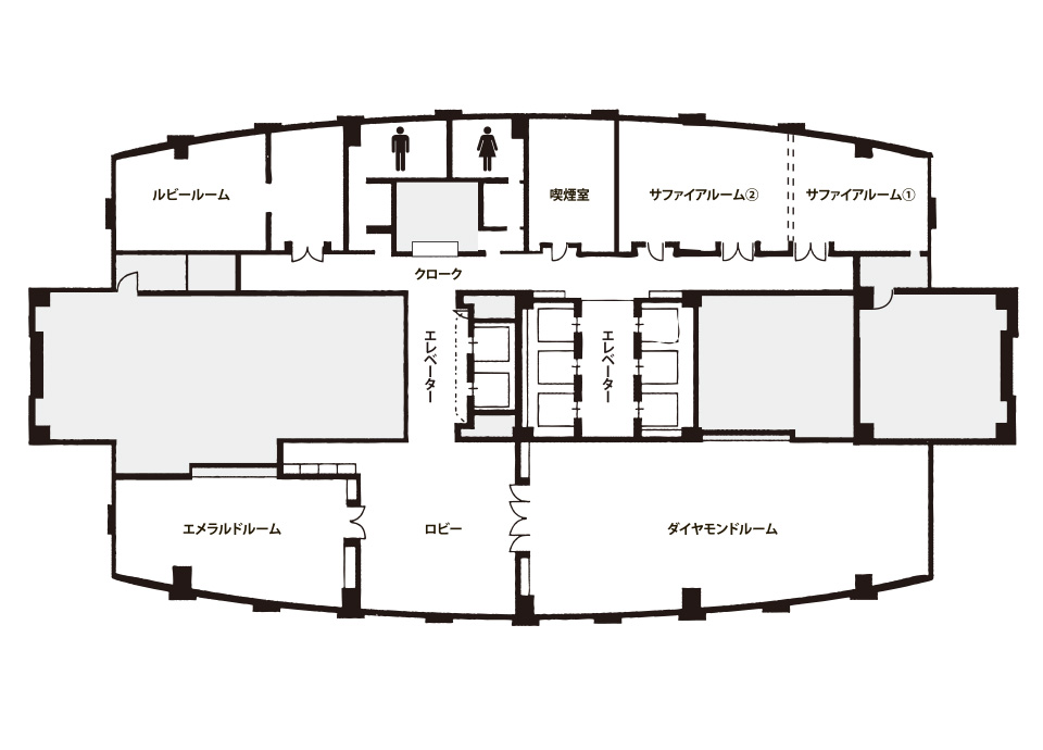 フロアマップ 施設 フロアガイド ロイヤルライフを愉しむ リーガロイヤルホテル広島