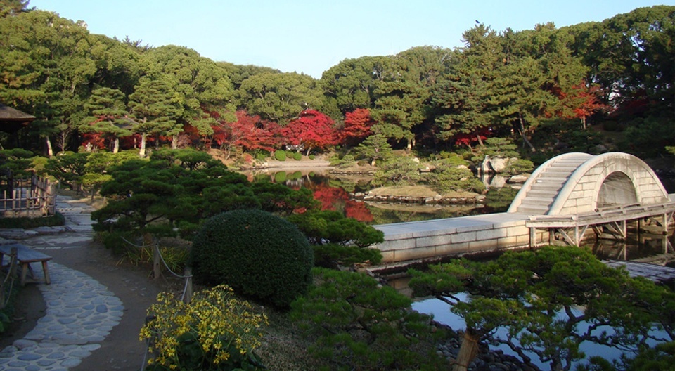 名勝 縮景園（広島県立美術館 隣接）