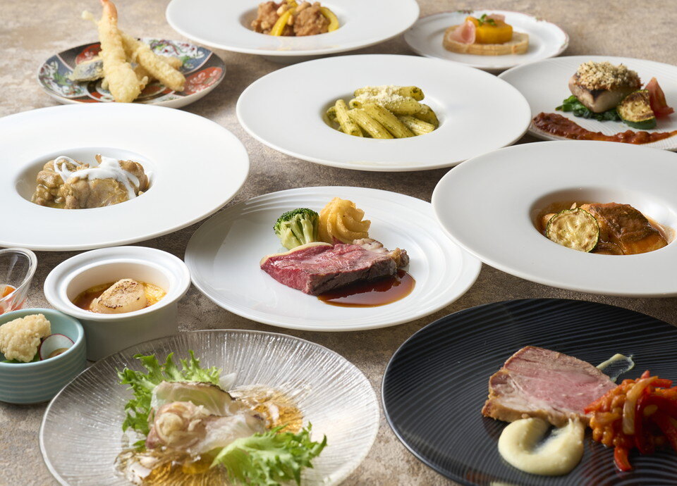 メインディッシュ食べ放題のオーダービュッフェ