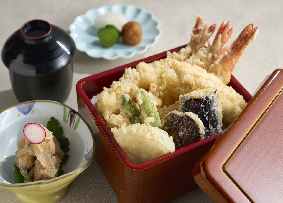 ランチコース・海老天重