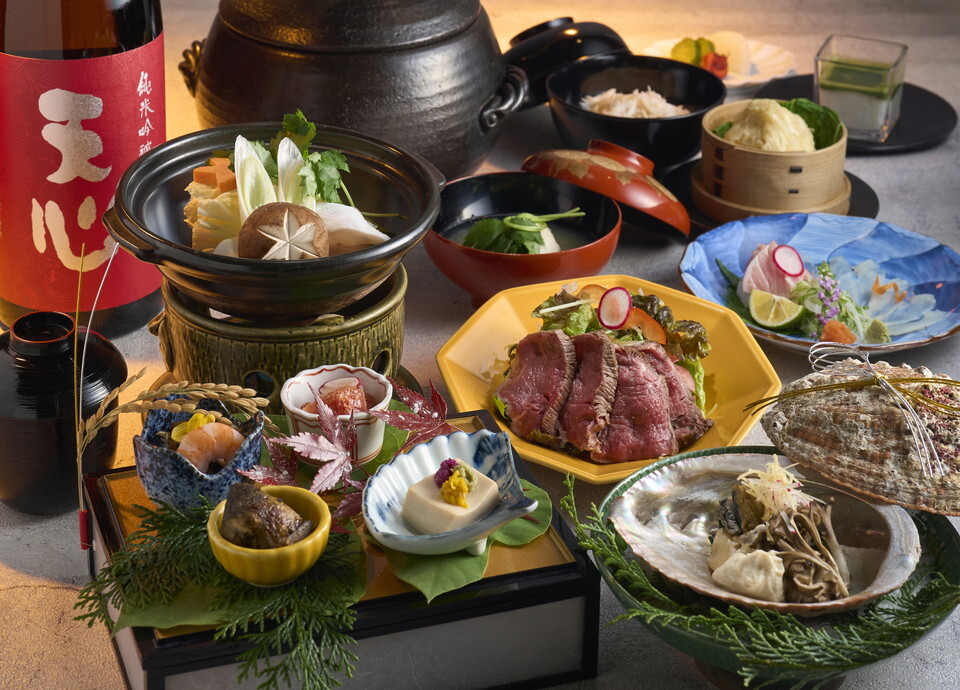 ディナーコース・金彩~地酒香る~