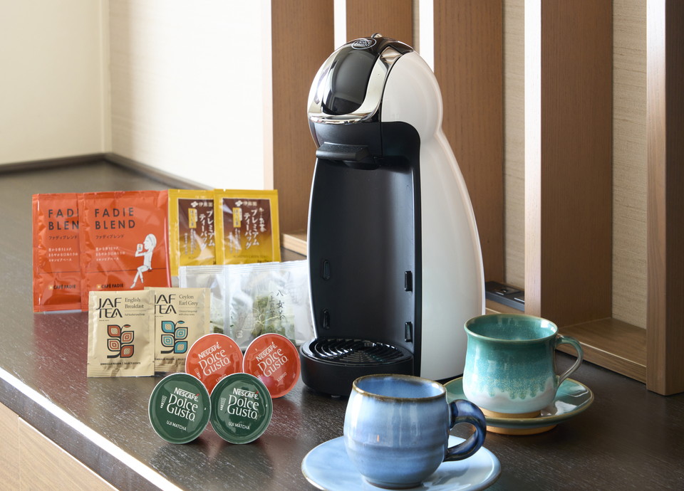 コーヒーマシン“ネスカフェドルチェグスト” を完備
