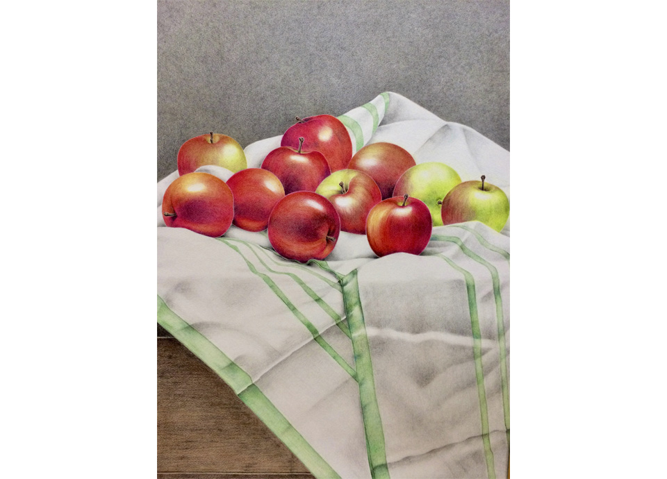 やさしい色鉛筆画