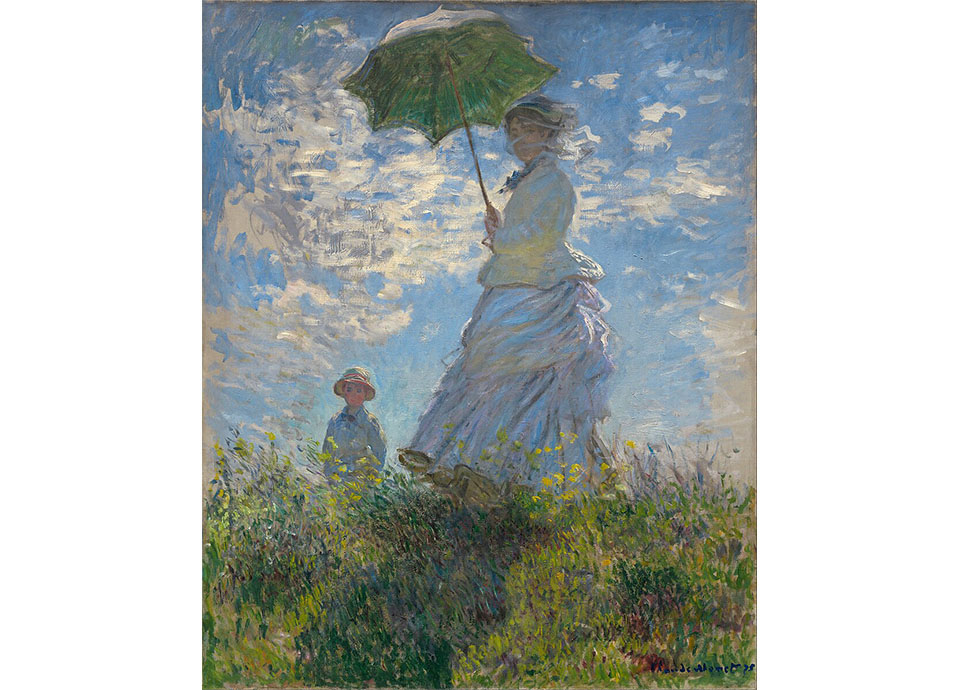 Woman with a Parsol by Claude Monet 