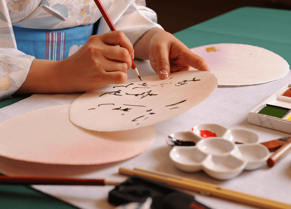 みや美のはんなり華やか書で遊ぶ