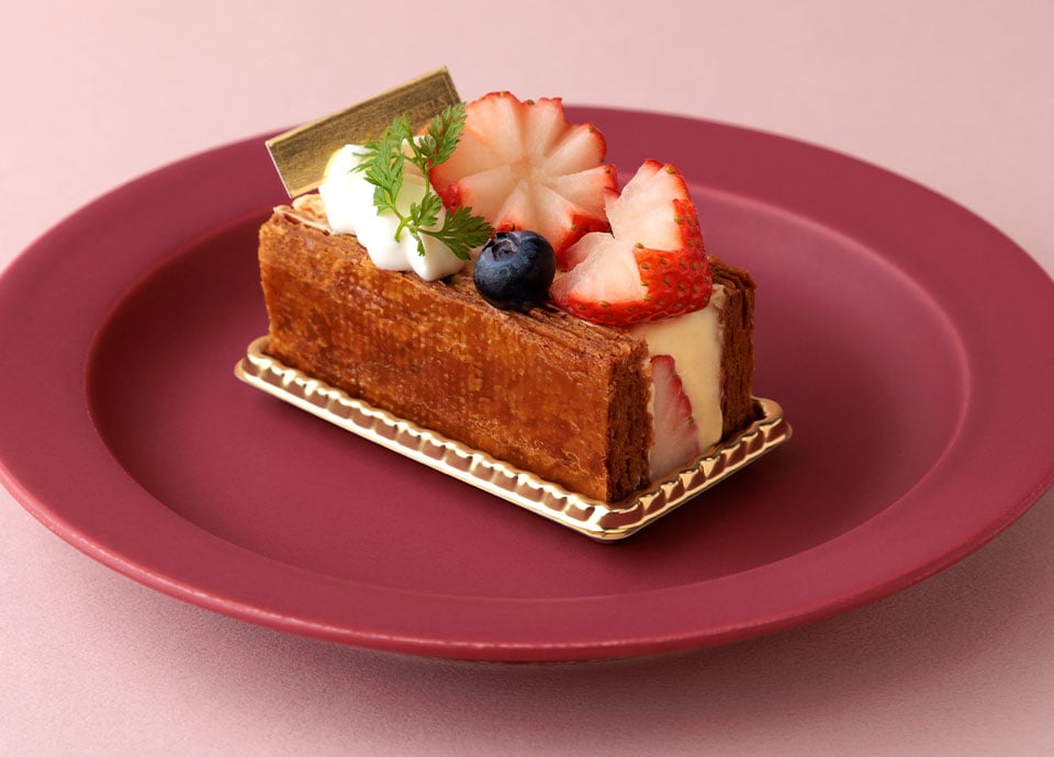 いちごのパリブレスト