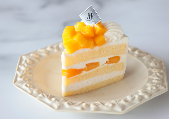 国産マンゴーのショートケーキ 国産マンゴーのショートケーキ