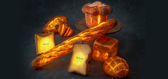 REAL BREAD LAMP PAMPSHADE