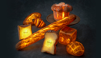 REAL BREAD LAMP PAMPSHADE