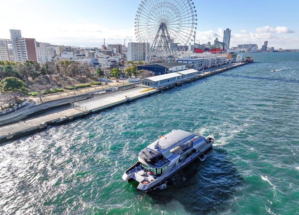 水素燃料電池船「まほろば」で行く！大阪・関西万博2025<br>牛フィレステーキランチプラン サムネイル画像
