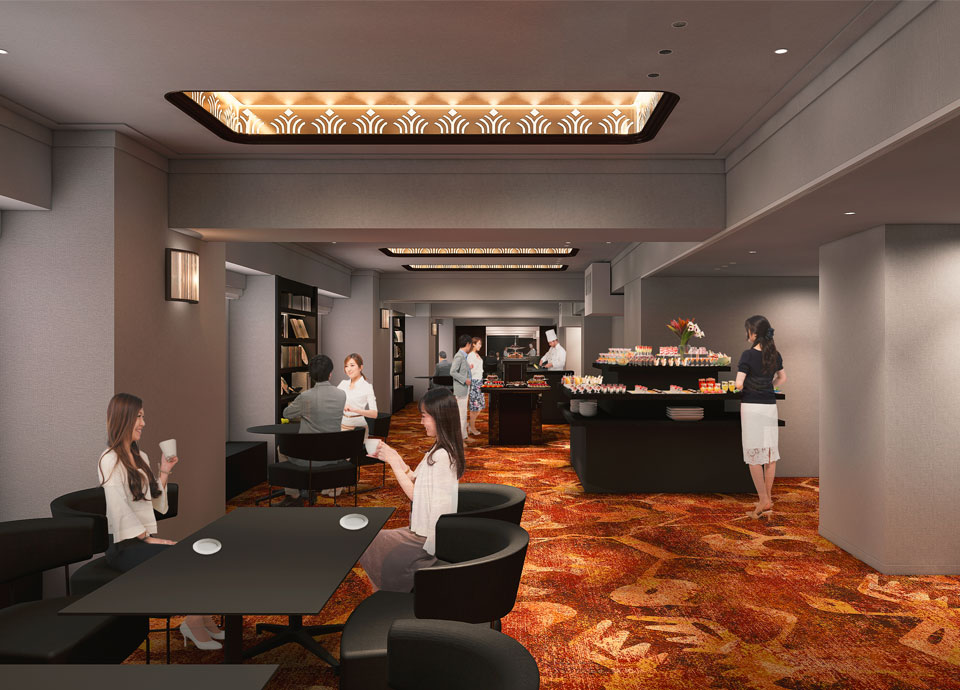 ザ・プレジデンシャルタワーズ専用ラウンジ および 専用フロント改装