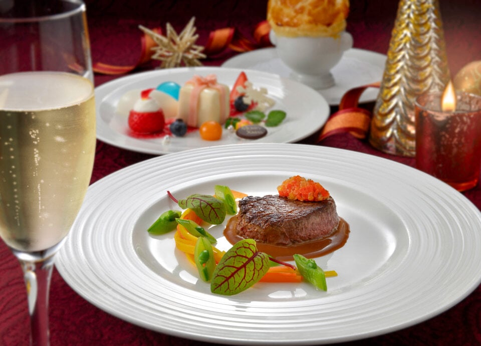 ［プライベートレストラン2026 Christmas］お部屋でクリスマスディナーを＜夕＆朝食付＞}