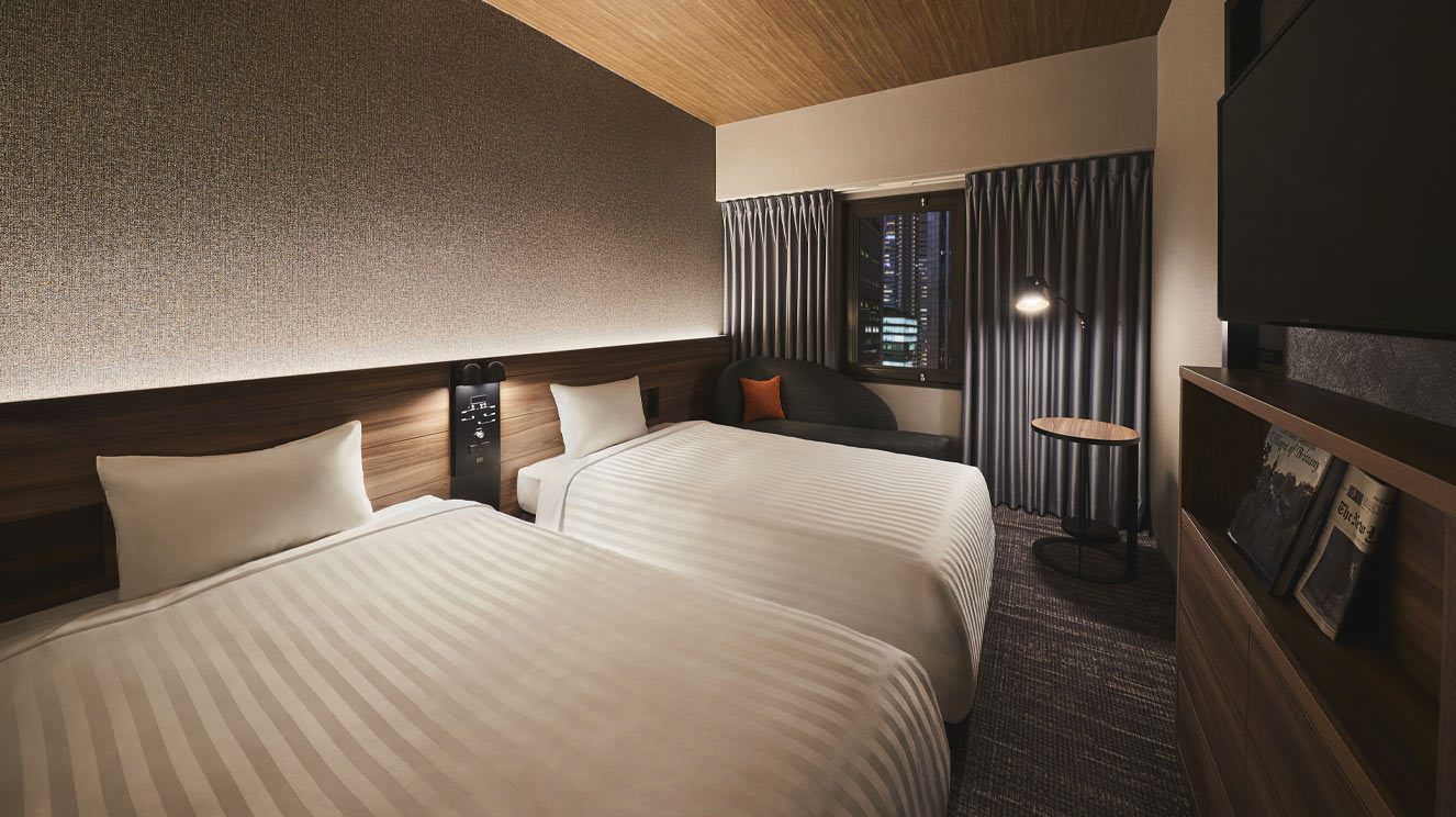 －安眠のためのリラックスを提供する客室でくつろぎのひとときを－
