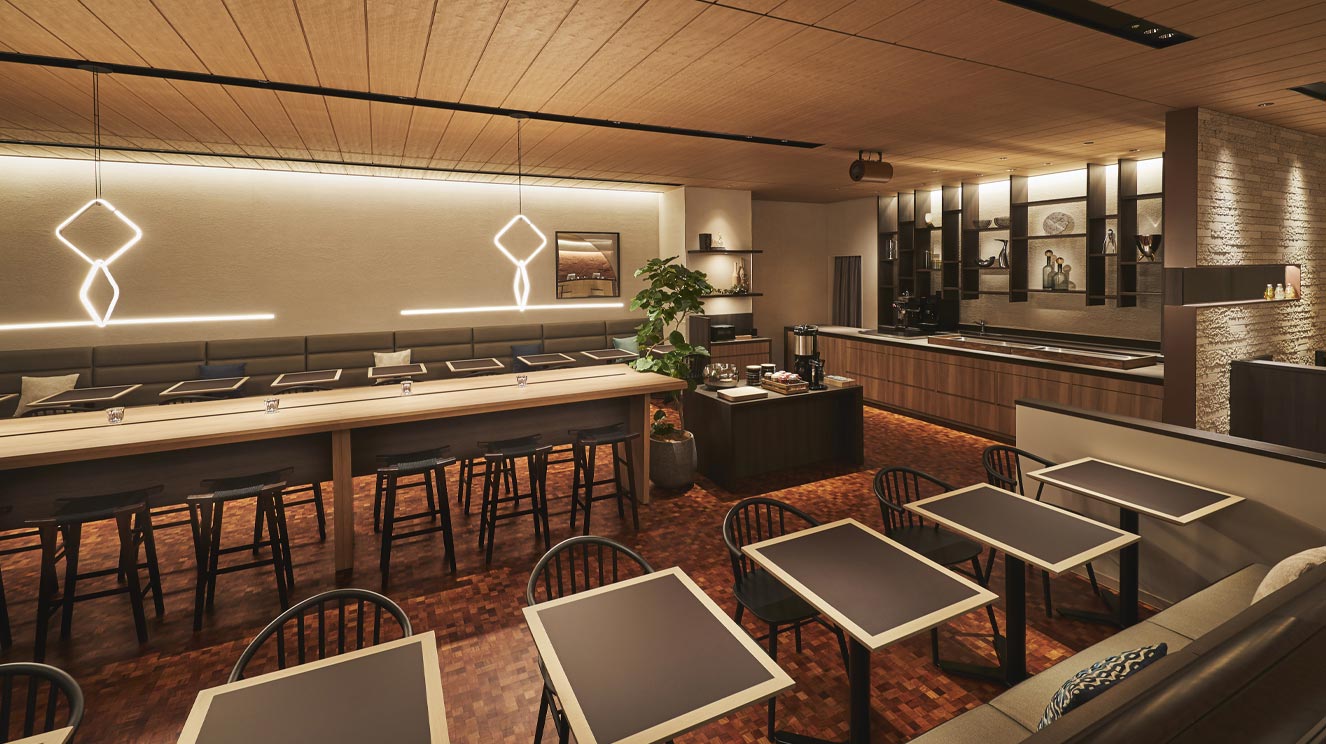 －くつろぎの質を高めるカフェテラス－
