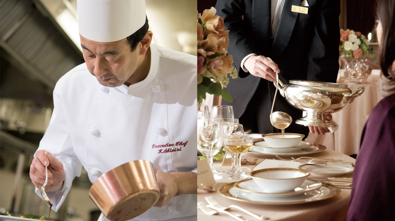 総料理長 塩入による料理教室&テーブルマナーセミナー|イベント|リーガロイヤルホテル東京