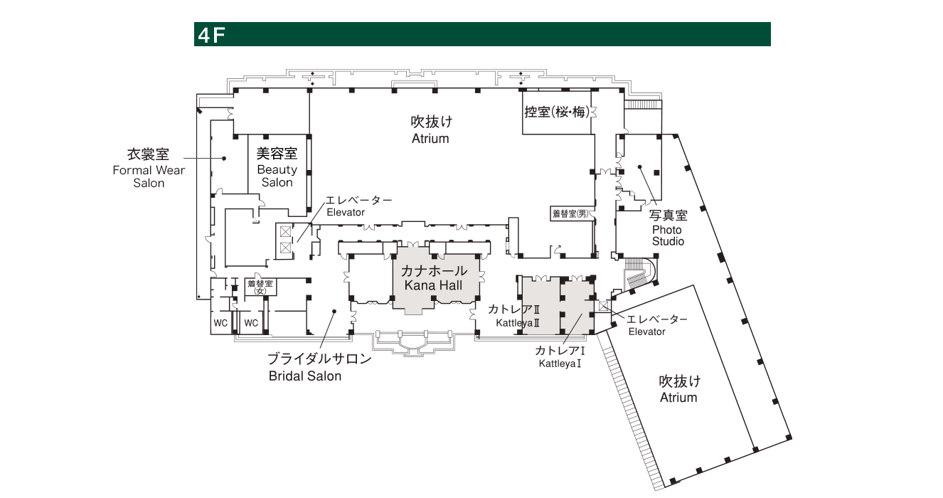 施設・フロアガイド 4階