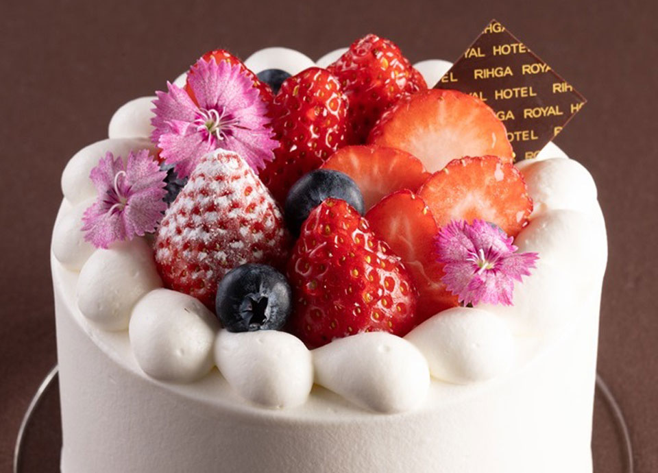 苺のショートケーキの写真