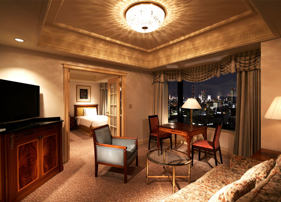 【ショートステイ】14時～21時の最大7時間滞在！大隈庭園が見えるジュニアスイートツイン（42～49㎡）