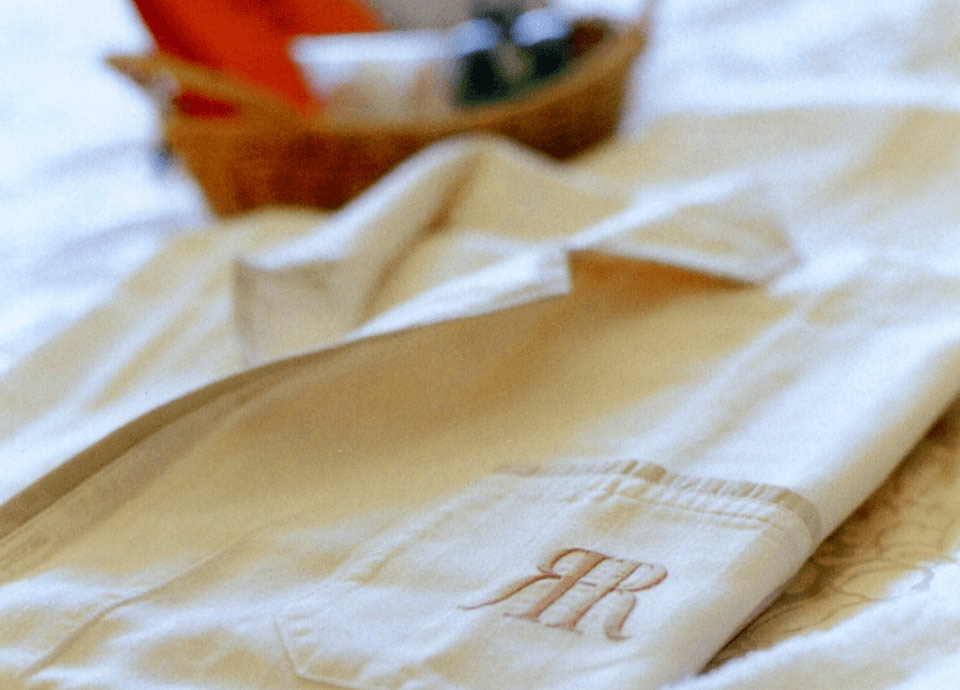 こだわりのアメニティ、<br>パジャマ エグゼクティブフロア専用のアメニティをご用意いたしました。